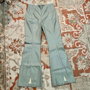 Free People//Real Deal Vegan Slit Pants